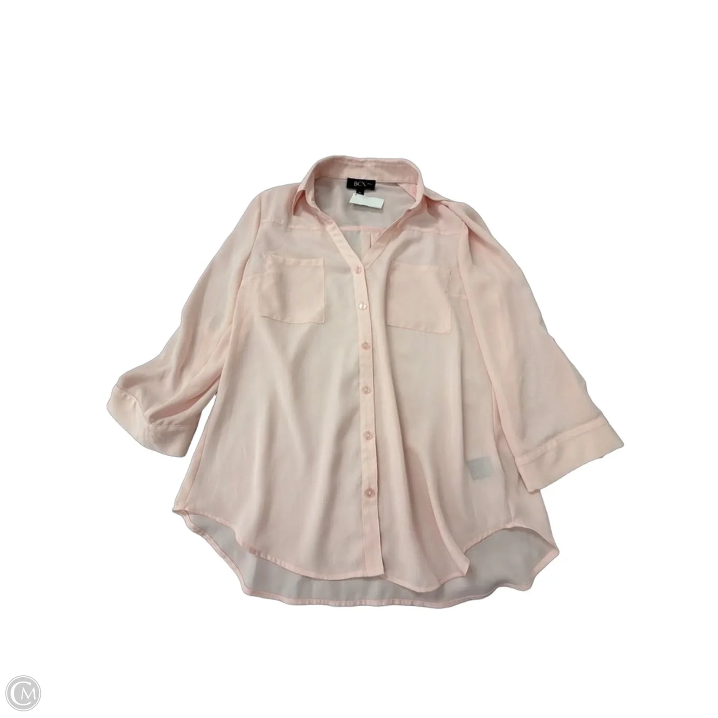 Top Long Sleeve By Bcx In Pink, Size: M
