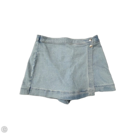 Skort By Loft In Blue Denim, Size: 12