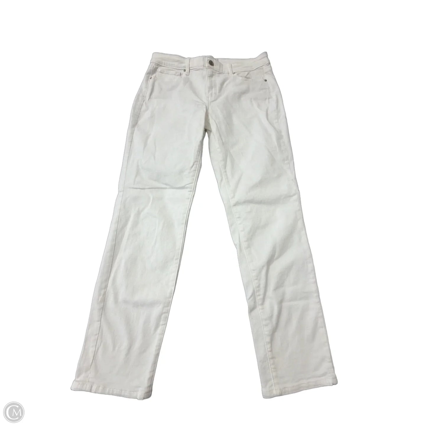 Jeans Skinny By White House Black Market In White, Size: 8