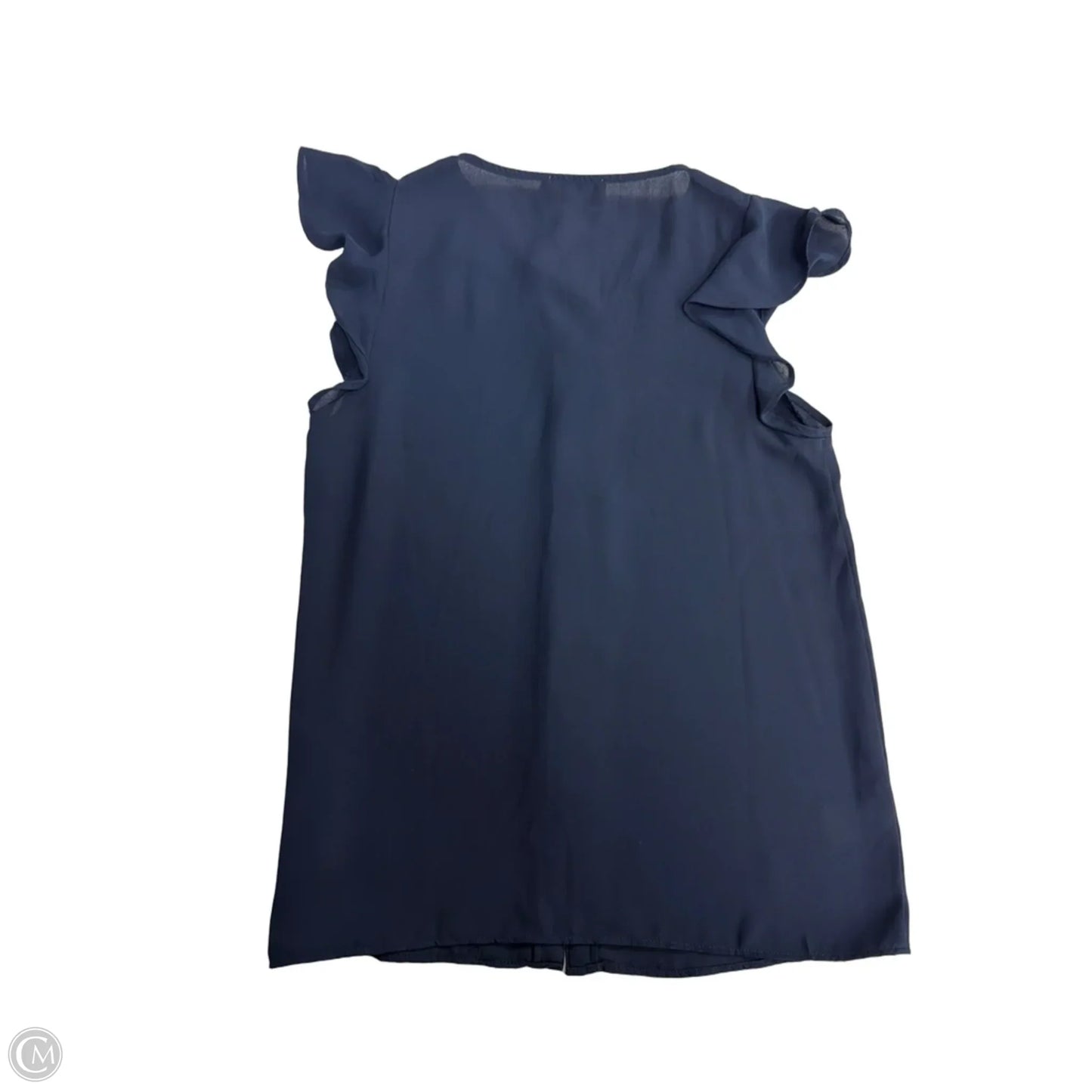 Top Sleeveless By Loft In Navy, Size: Xsp