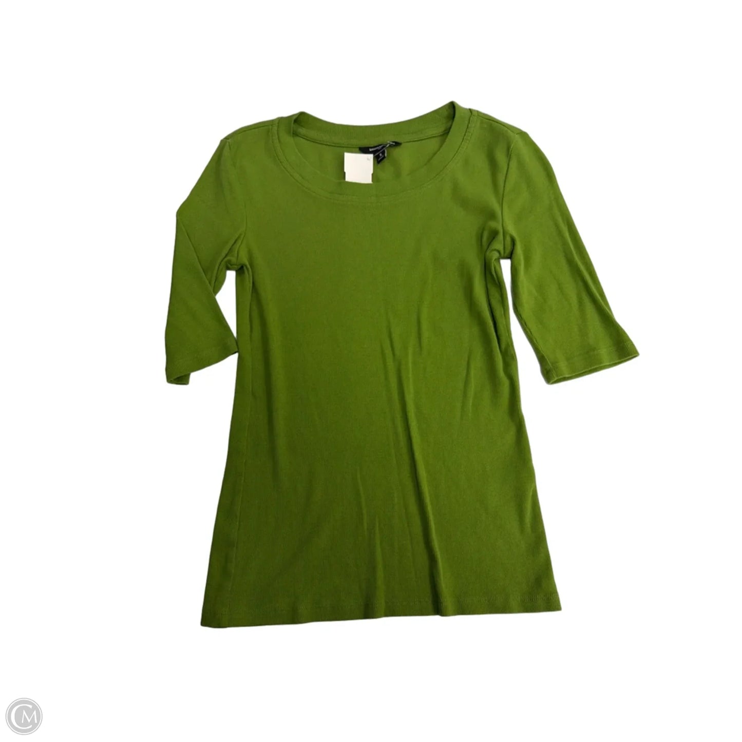 Top Short Sleeve By Banana Republic In Green, Size: S