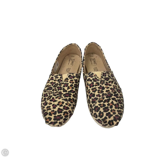 Shoes Flats By Toms In Animal Print, Size: 8.5