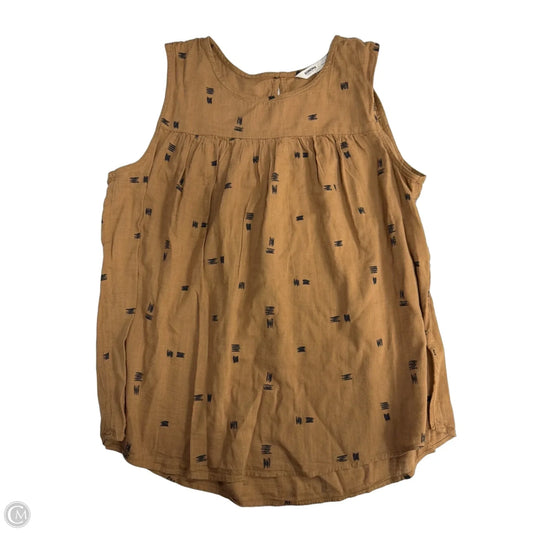 Tank Top By Sonoma In Brown, Size: L