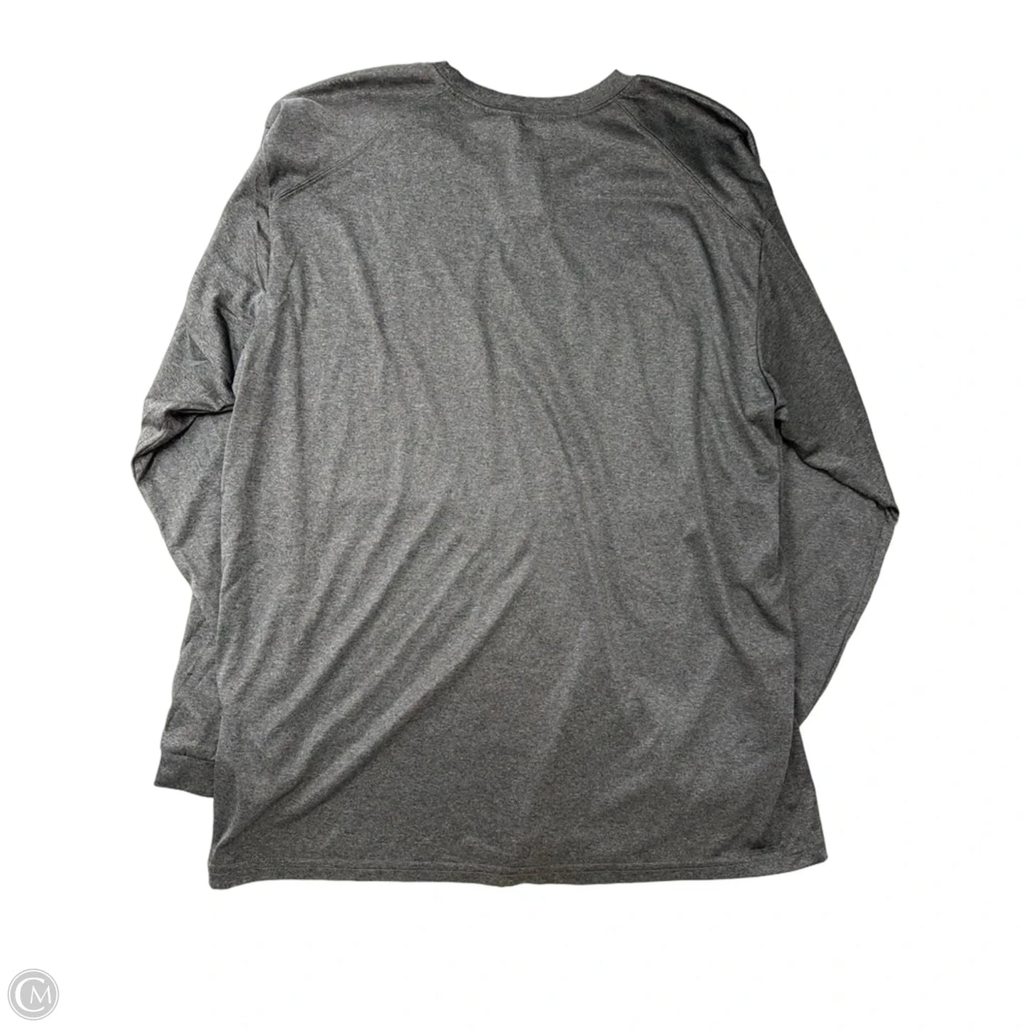 Top Long Sleeve By badger In Grey, Size: L