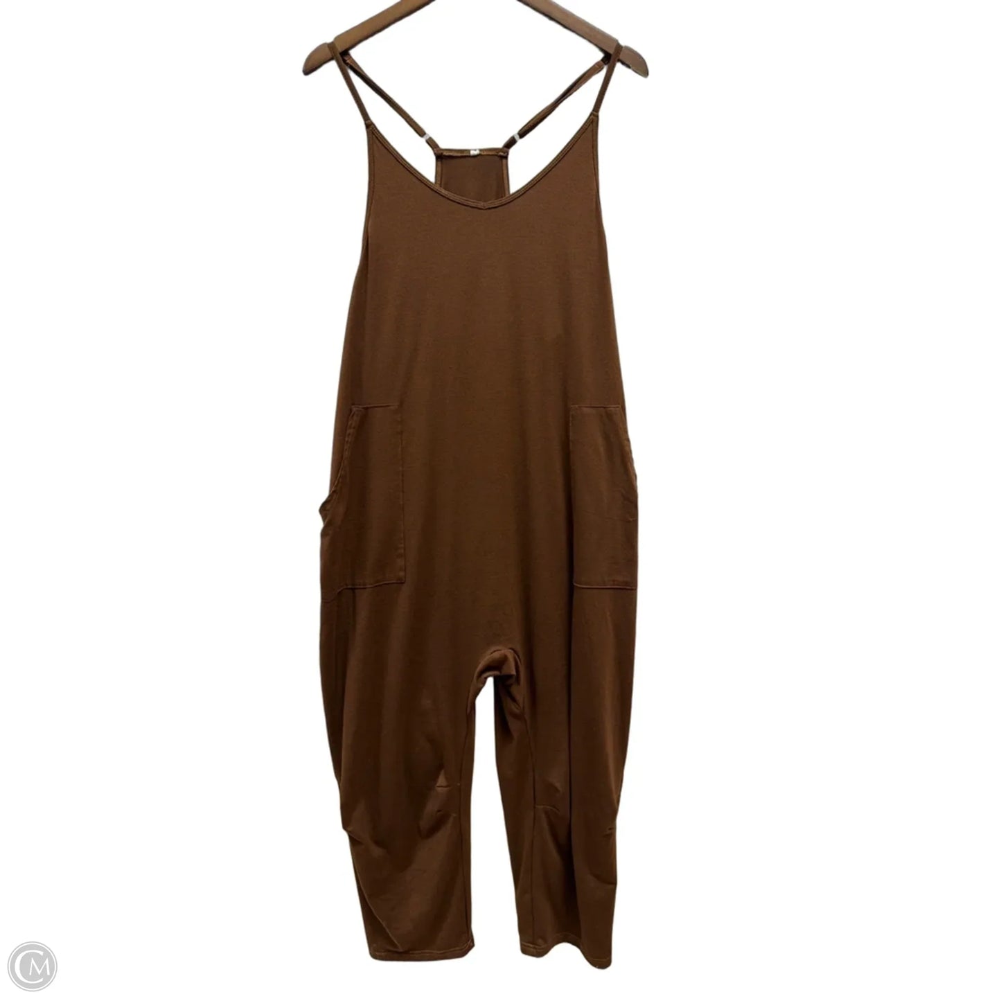 Jumpsuit By Clothes Mentor In Brown, Size: M