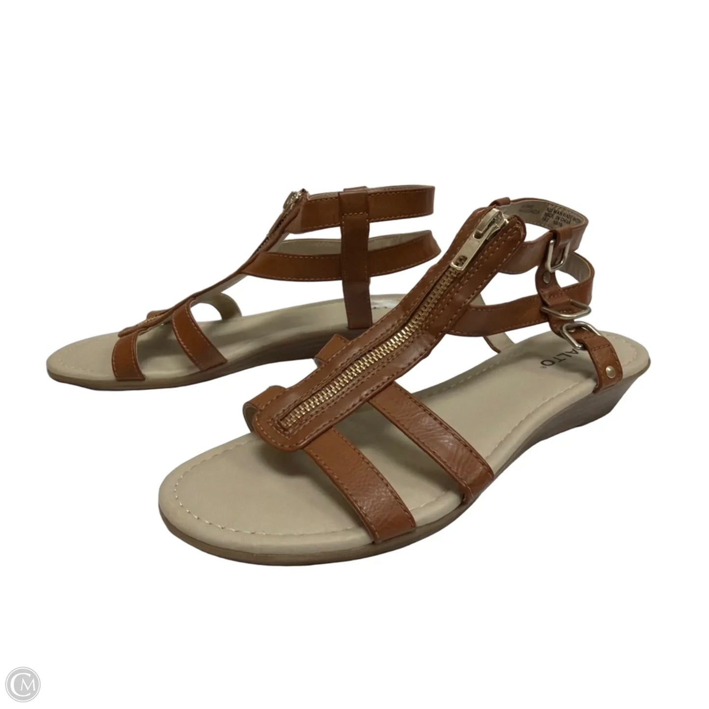 Sandals Flats By Rialto In Brown, Size: 8.5