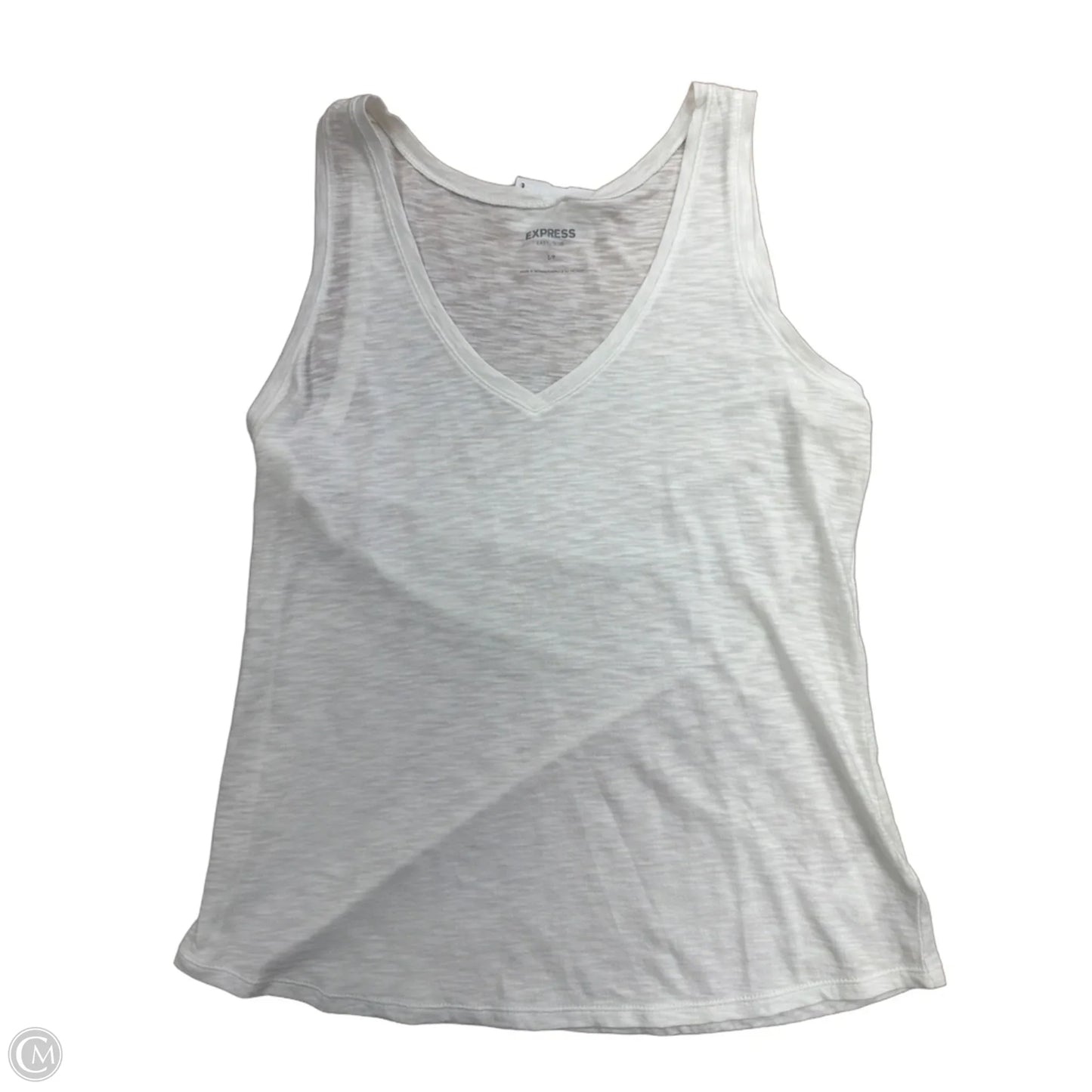 Tank Top By Express In White, Size: S