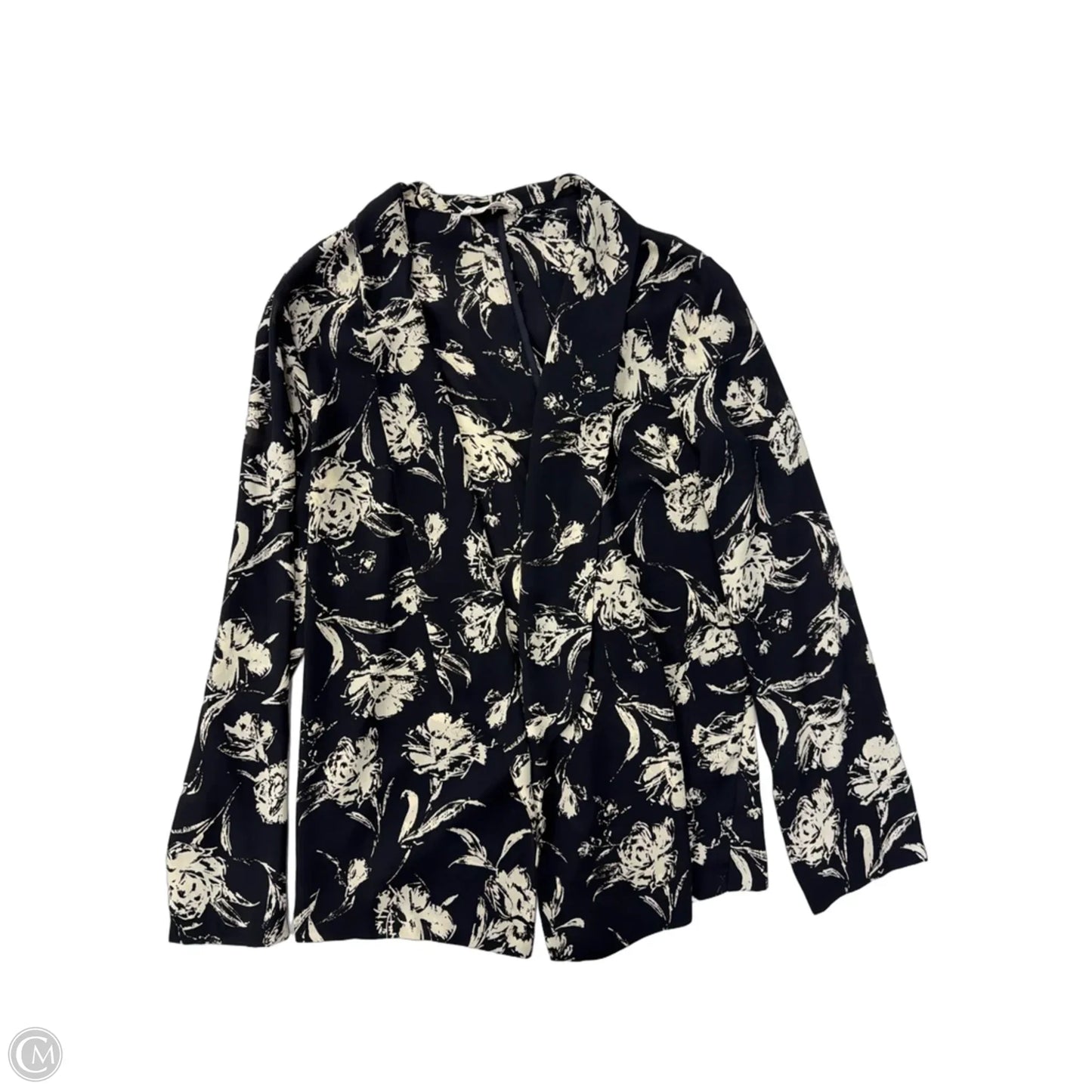 Kimono By Lush In Blue & Cream, Size: M