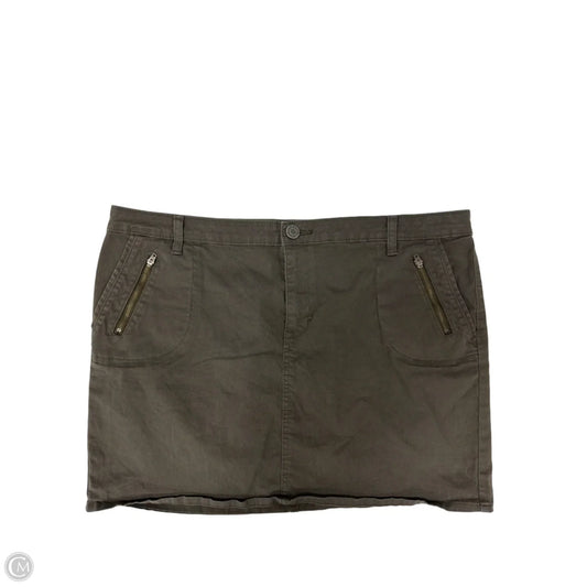 Skirt Mini & Short By Gap In Green, Size: 16