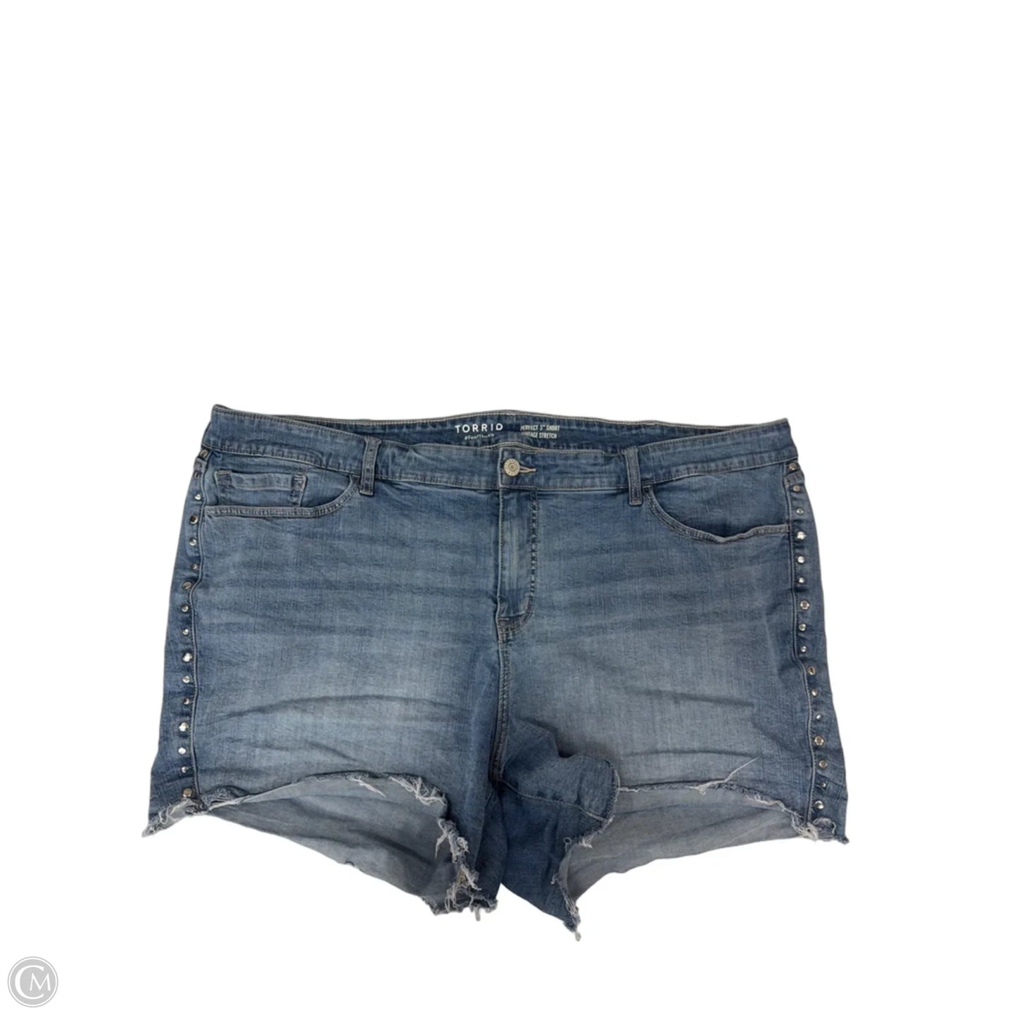 Shorts By Torrid In Blue Denim, Size: 28