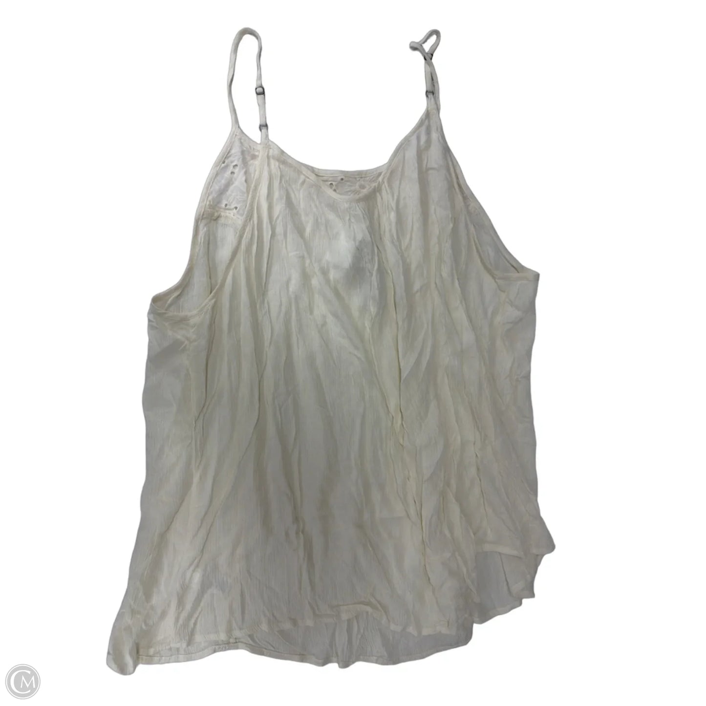 Tank Top By Maurices In Cream, Size: 3x