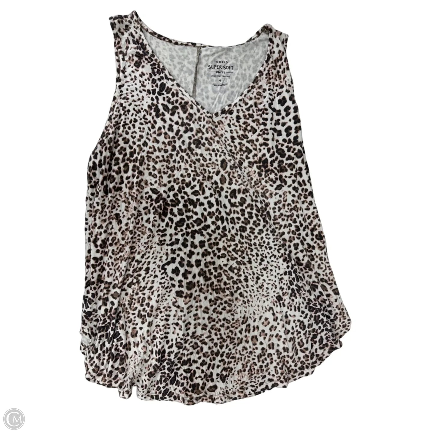 Tank Top By Torrid In Animal Print, Size: 4x