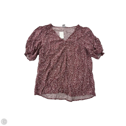 Top Short Sleeve By Old Navy In Red, Size: M