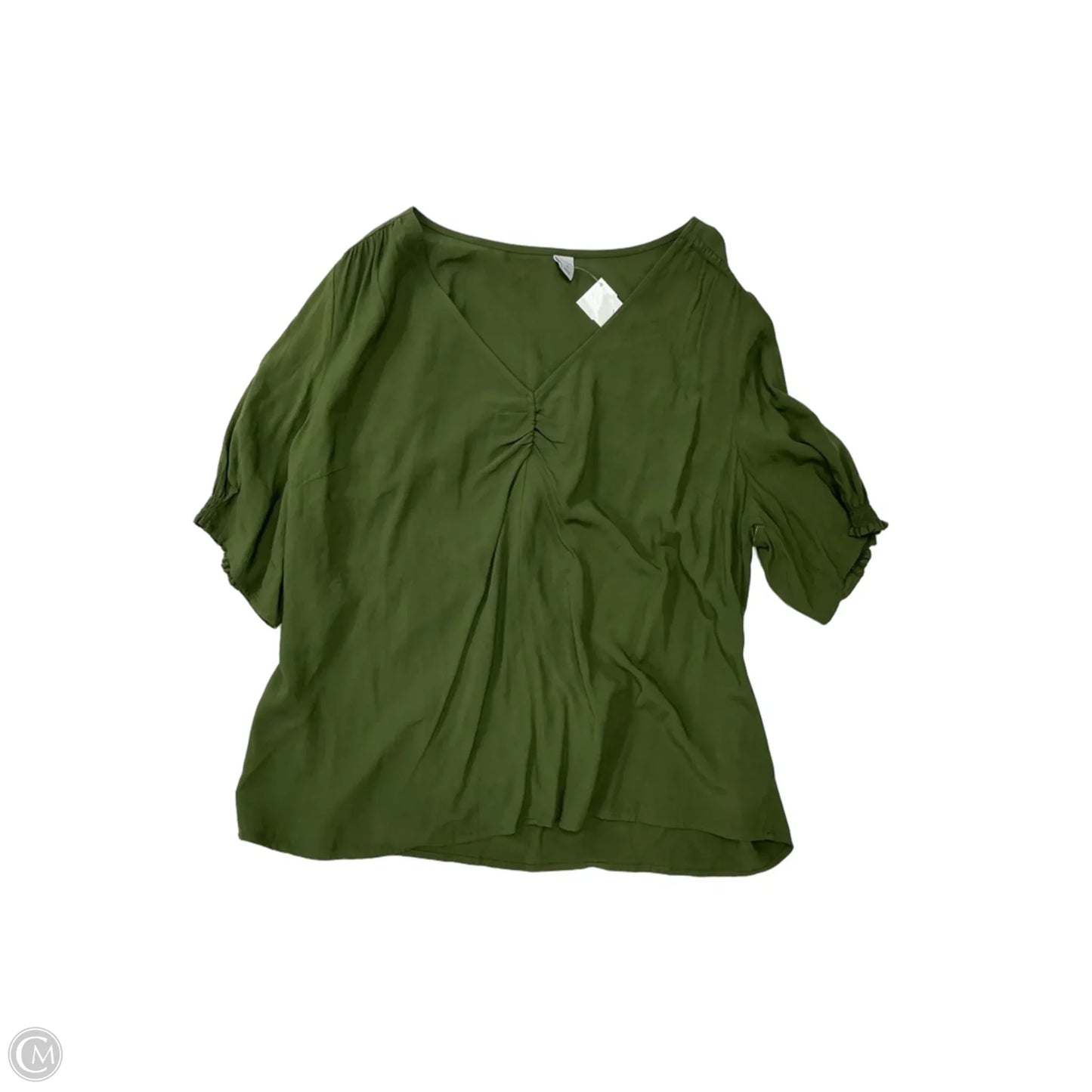 Top Short Sleeve By Old Navy In Green, Size: Xl