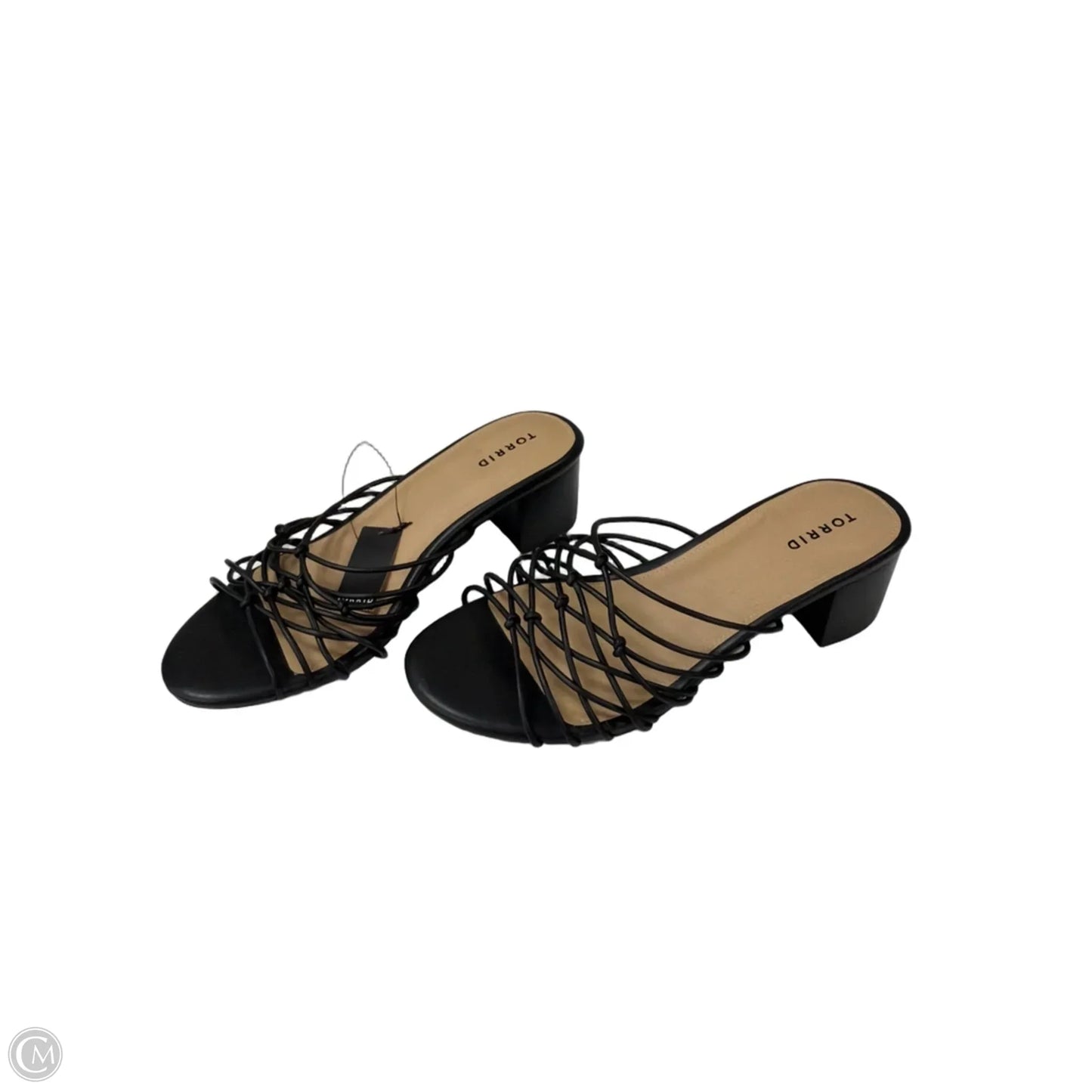 Sandals Flats By Torrid In Black, Size: 12