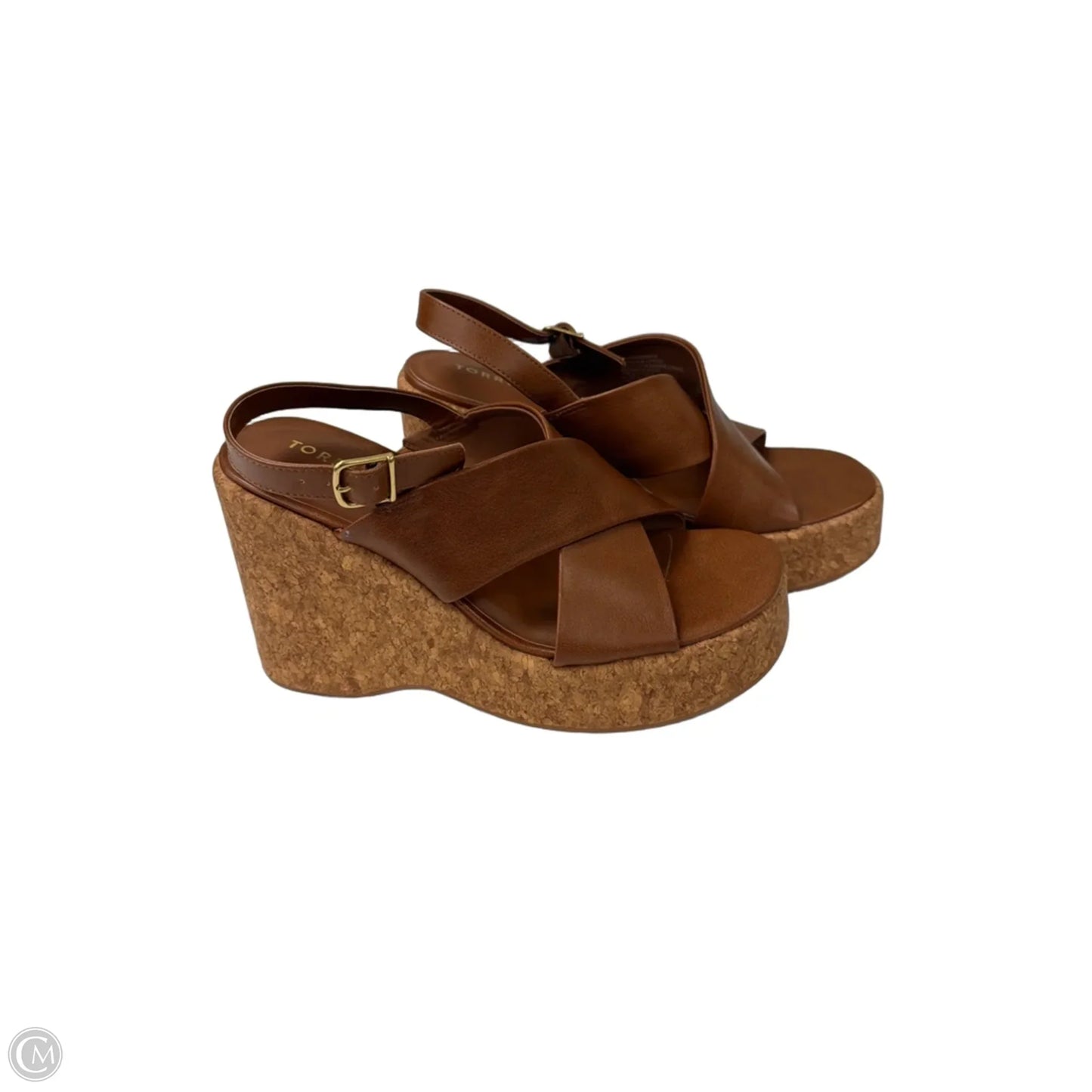 Sandals Heels Platform By Torrid In Brown, Size: 12