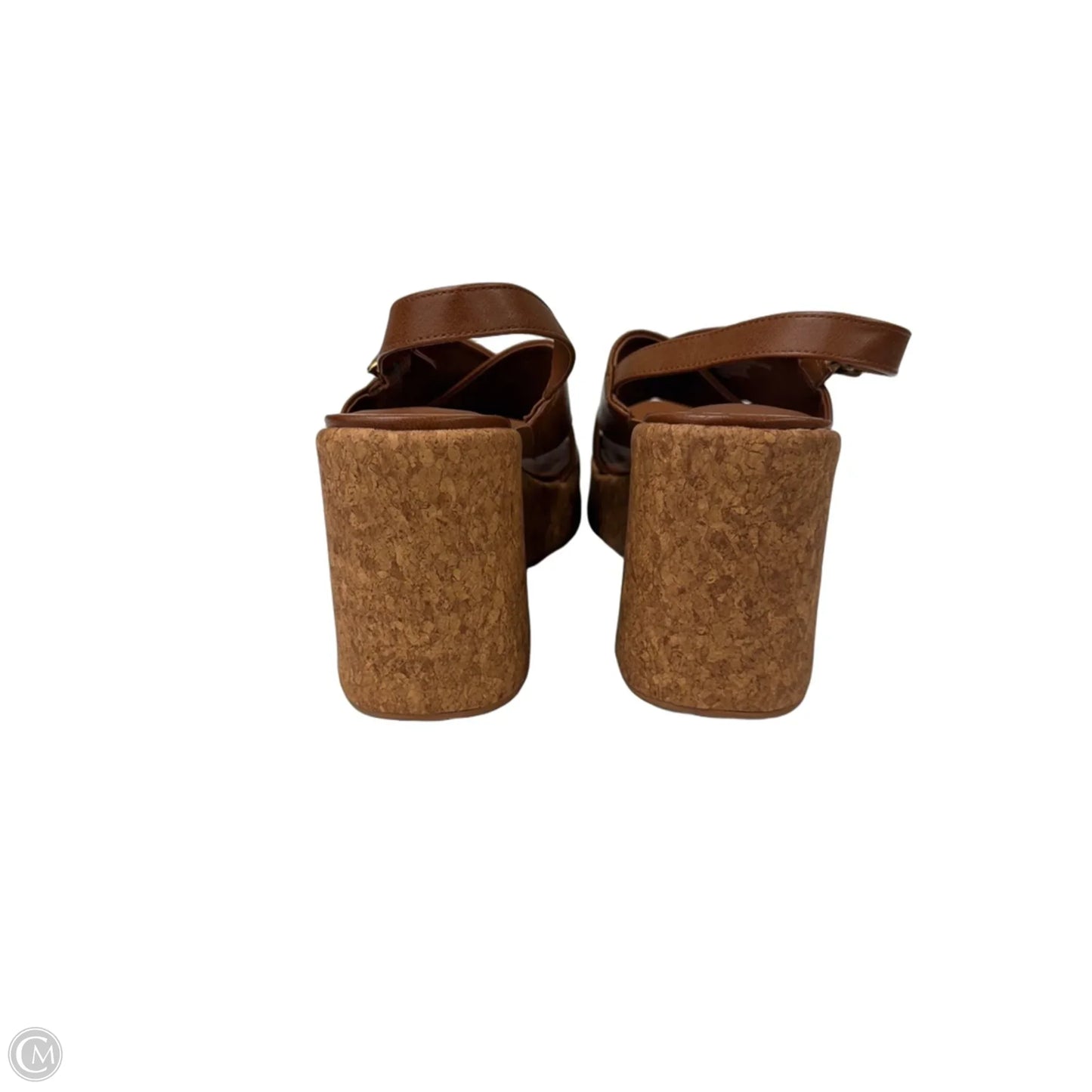 Sandals Heels Platform By Torrid In Brown, Size: 12