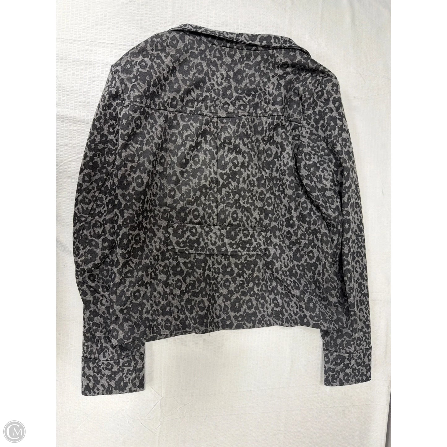 Blazer By Charter Club In Animal Print, Size: M
