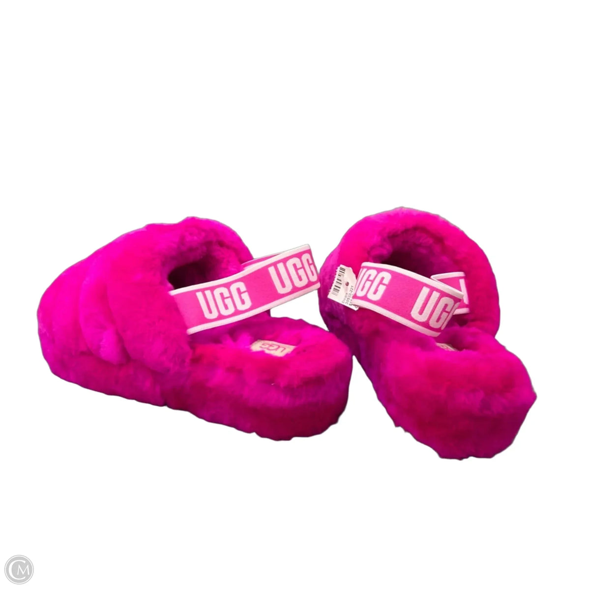 Sandals Designer By Ugg In Pink, Size: 9