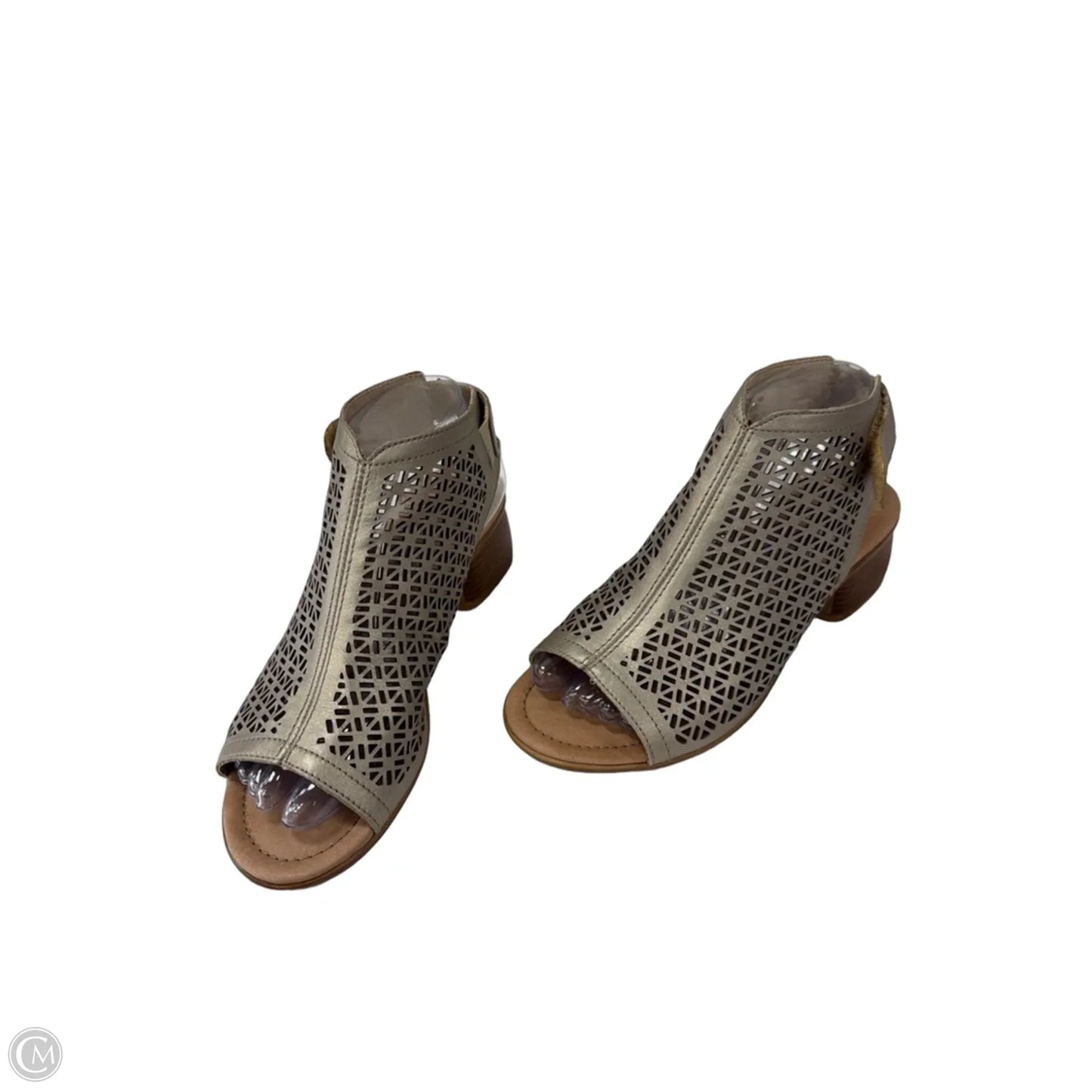 Shoes Heels Block By Clothes Mentor In Brown, Size: 7