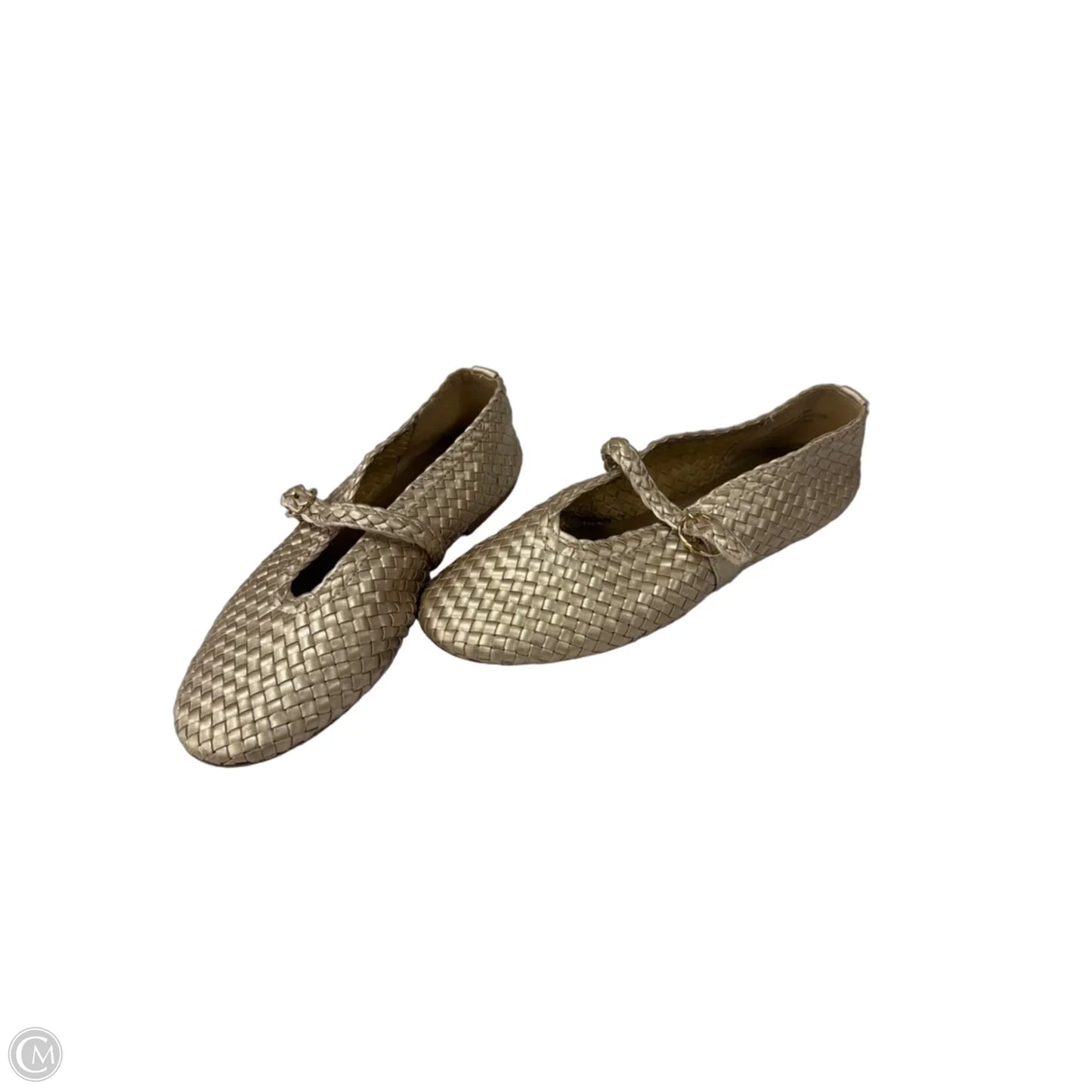Shoes Flats By House Of Harlow In Gold, Size: 6.5