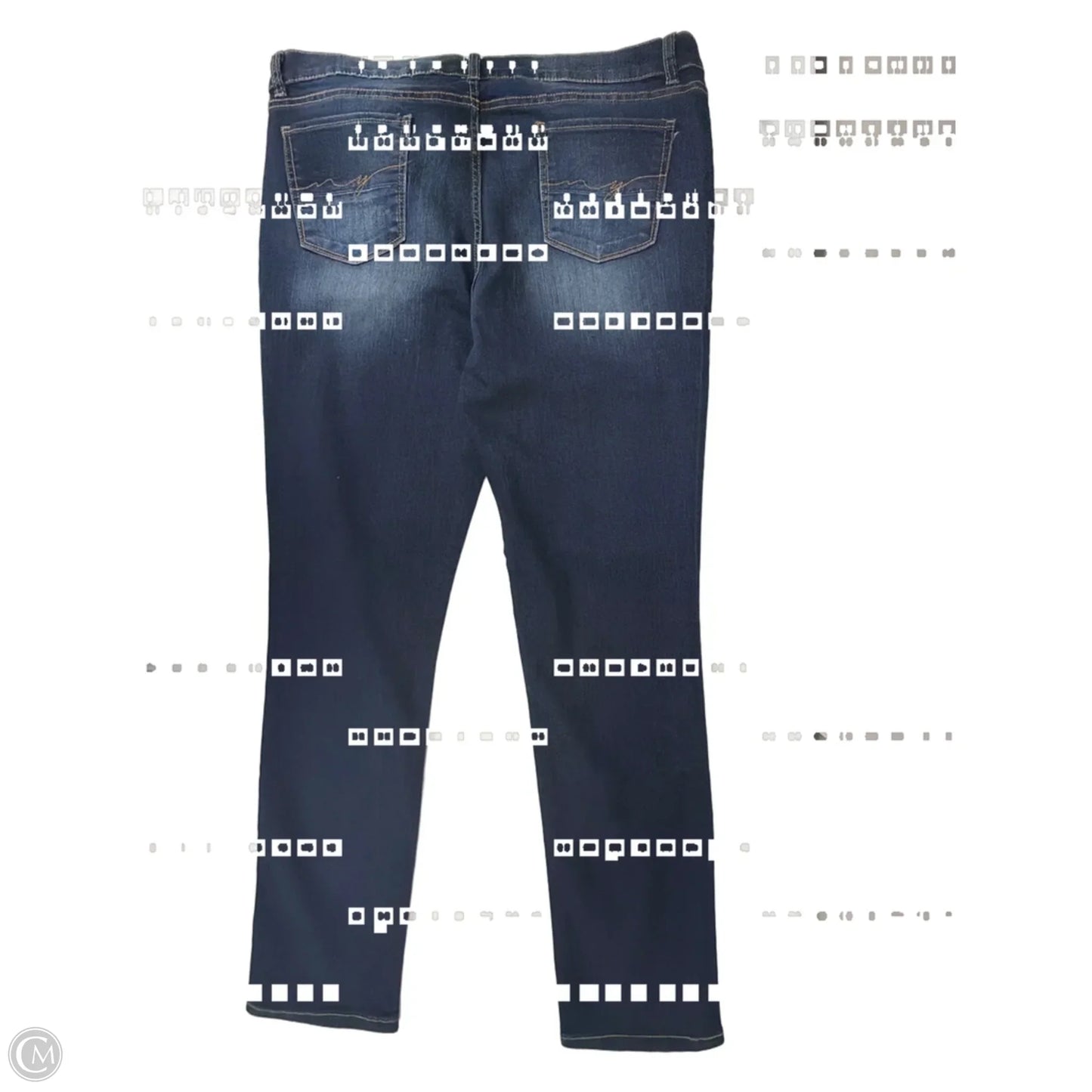 Jeans Skinny By Soho Apparel In Blue Denim, Size: 18