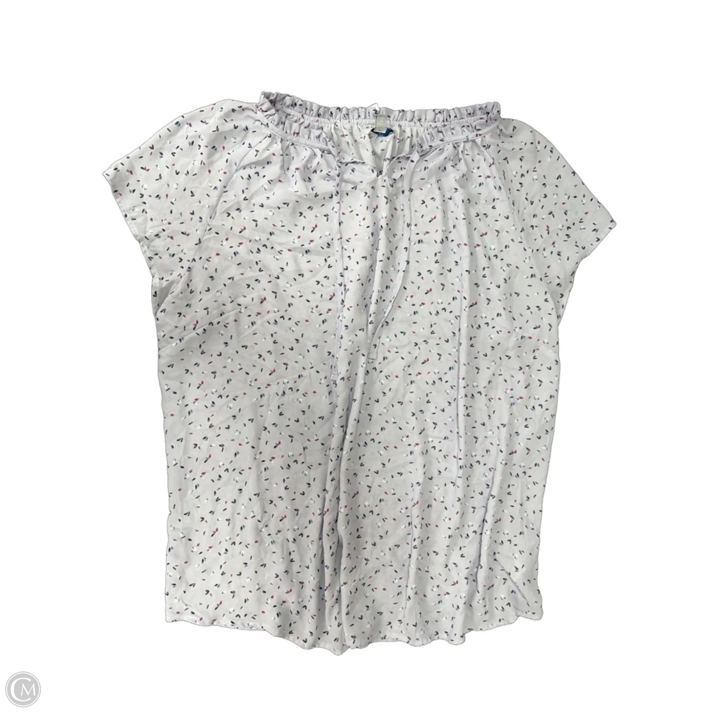 Top Short Sleeve By Croft And Barrow In Purple, Size: 3x