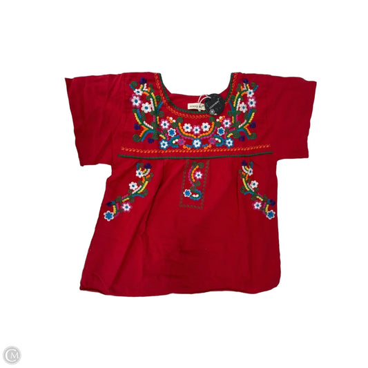 Top Short Sleeve By Clothes Mentor In Red, Size: S