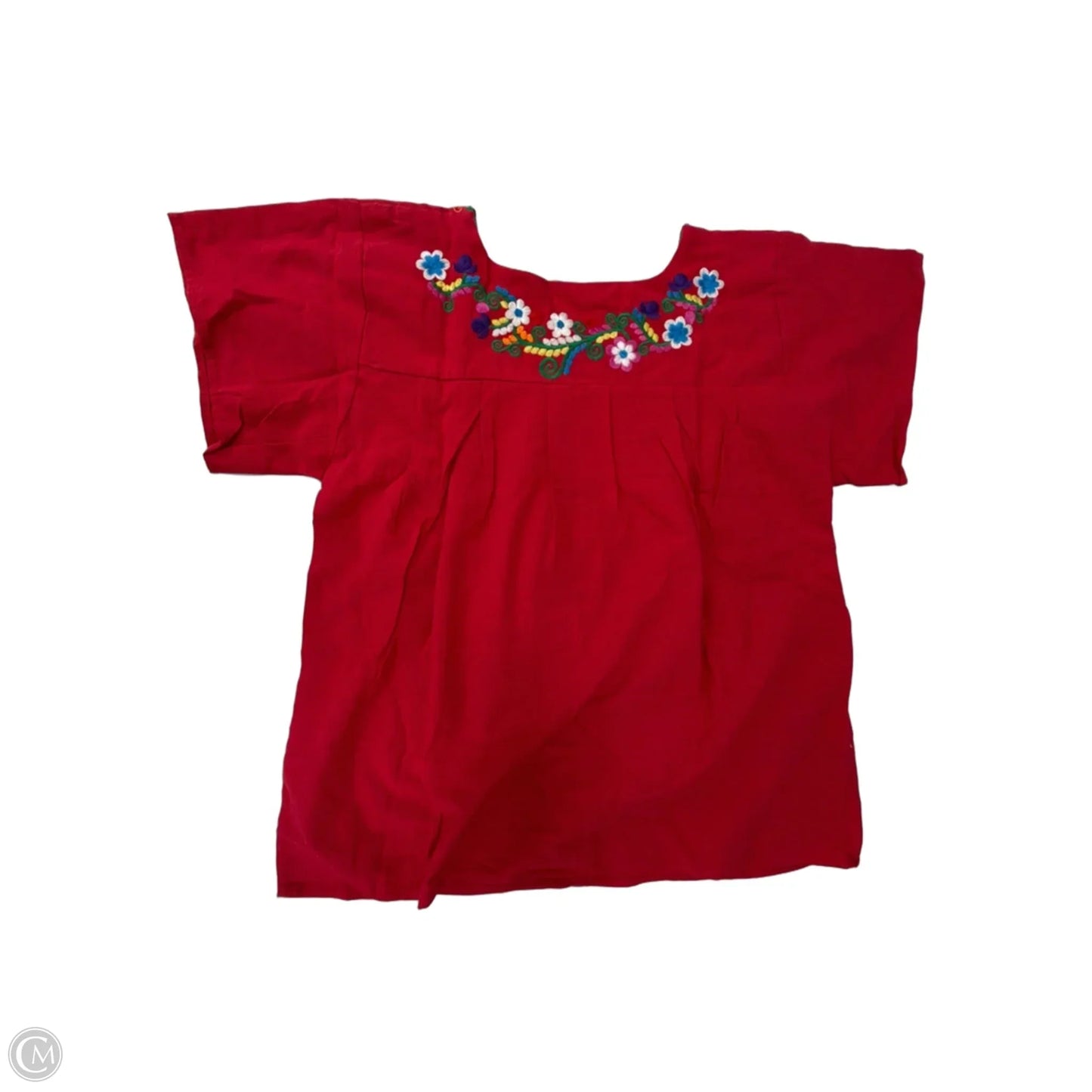Top Short Sleeve By Clothes Mentor In Red, Size: S