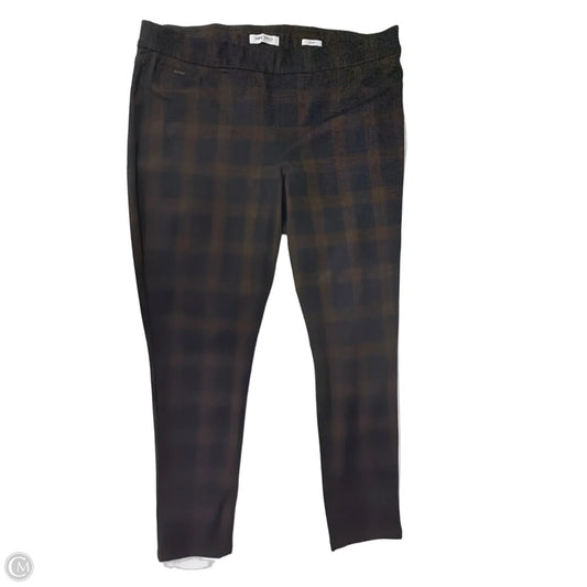 Pants Dress By Nine West Apparel In Checkered Pattern, Size: 18