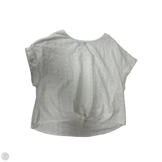 Top Sleeveless By Cable And Gauge In White, Size: 2x