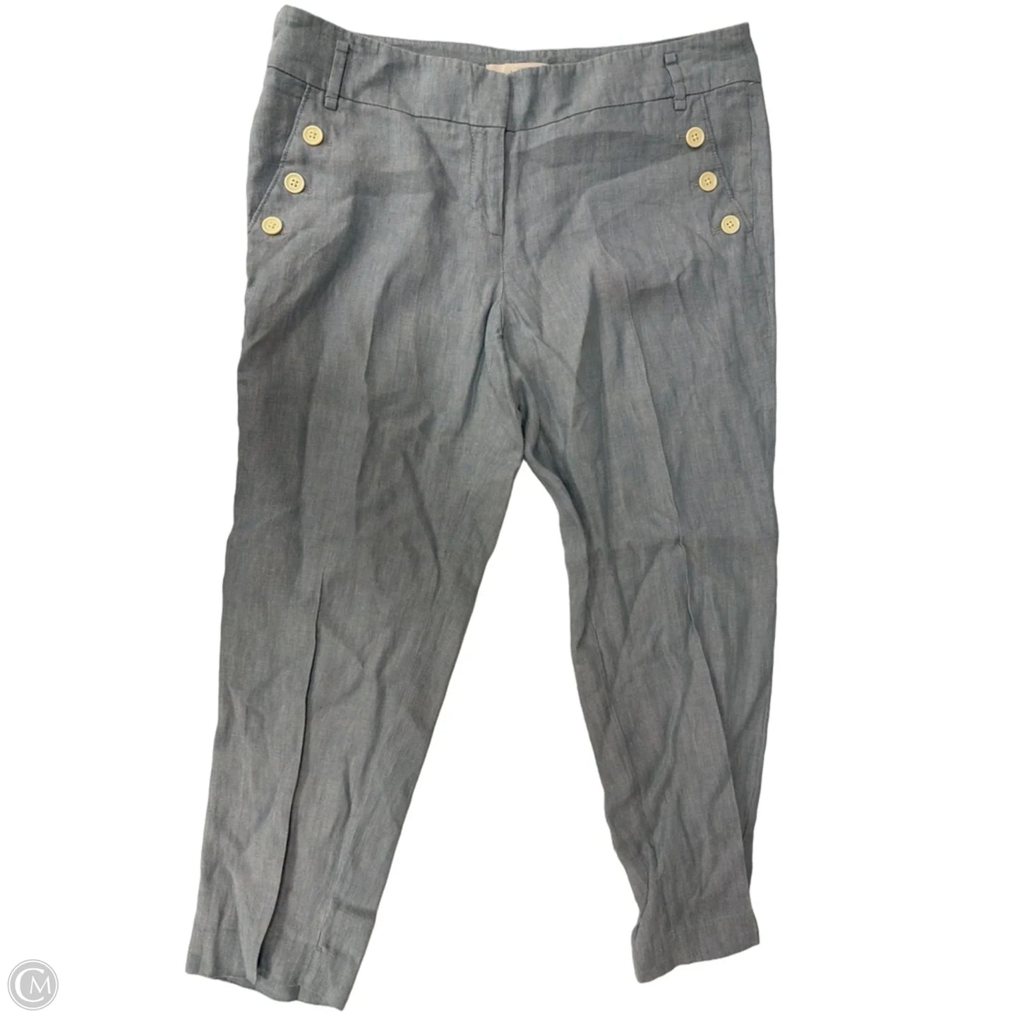 Pants Linen By Loft In Blue, Size: 10
