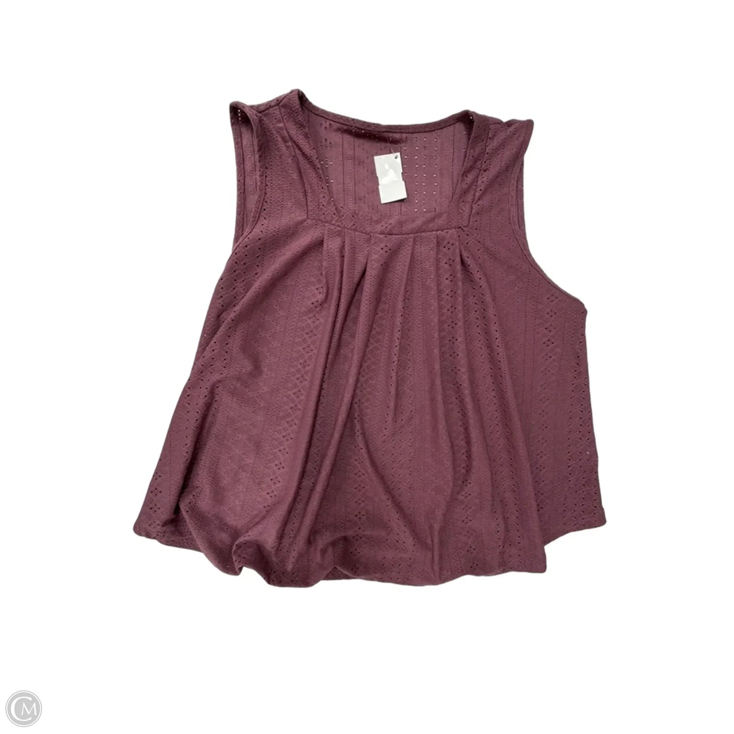 Tank Top By Clothes Mentor In Purple, Size: 3x