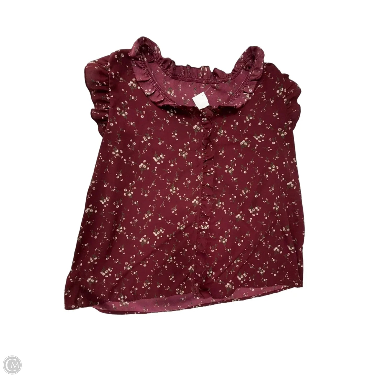 Top Sleeveless By Clothes Mentor In Floral Print, Size: 3x