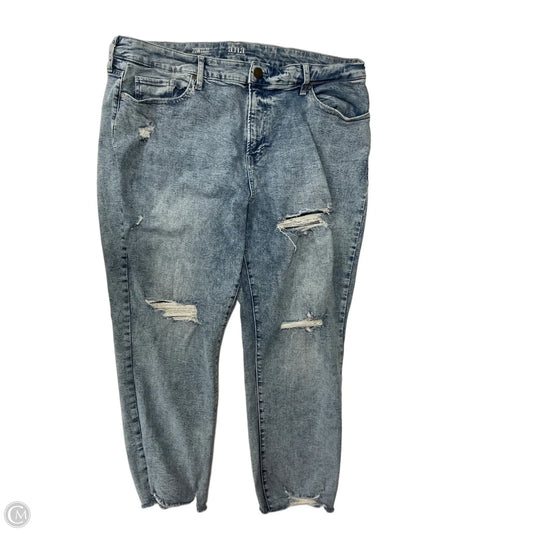 Jeans Straight By Ana In Blue Denim, Size: 20