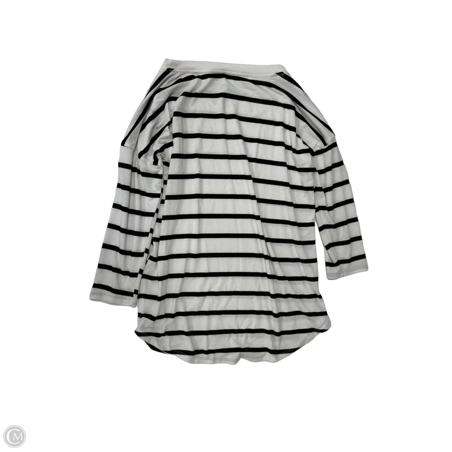 Top 3/4 Sleeve By Just Be In Striped Pattern, Size: S