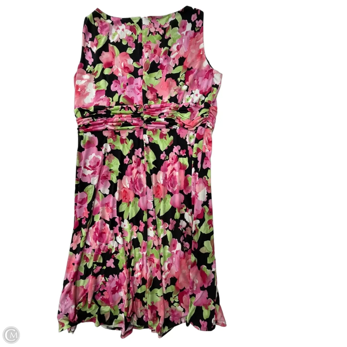 Dress Casual Midi By Cj Banks In Floral Print, Size: 2x