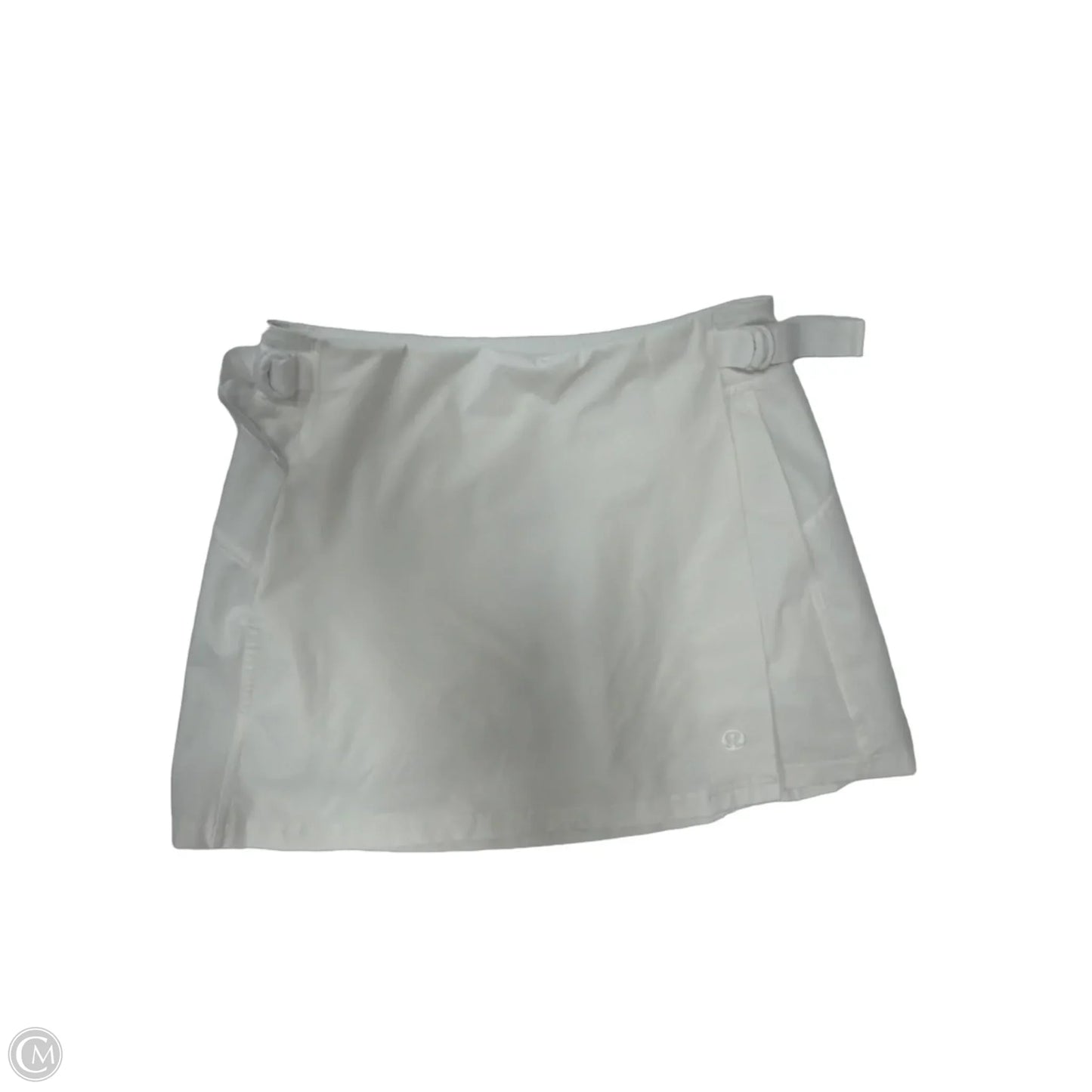 Athletic Skort By Lululemon In White, Size: S