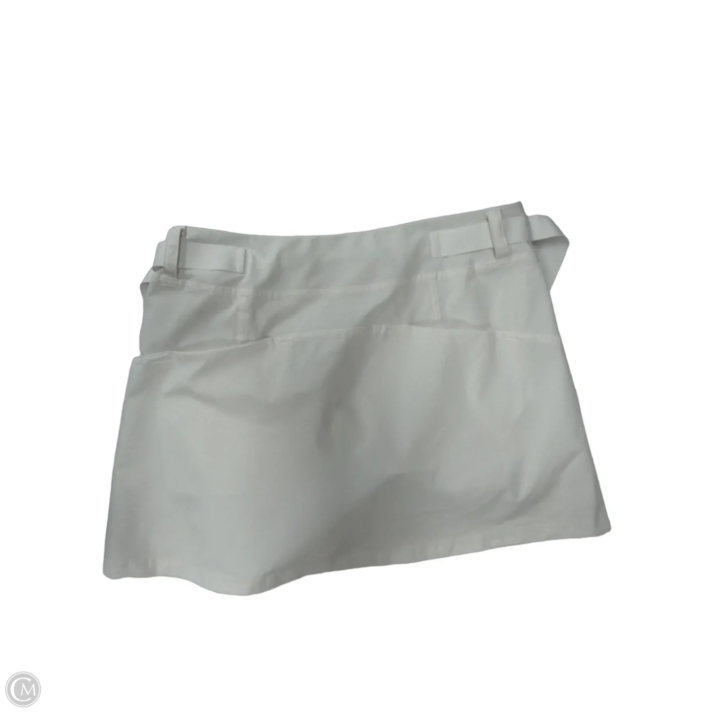 Athletic Skort By Lululemon In White, Size: S