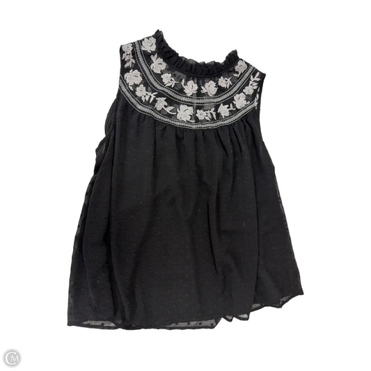 Top Sleeveless By Torrid In Black & White, Size: 2x