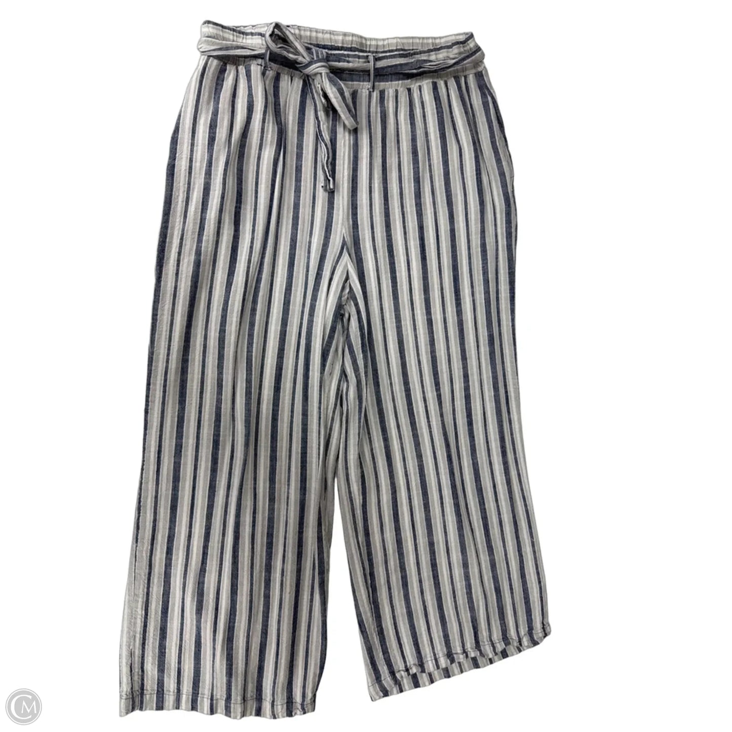 Pants Wide Leg By Clothes Mentor In Striped Pattern, Size: 18