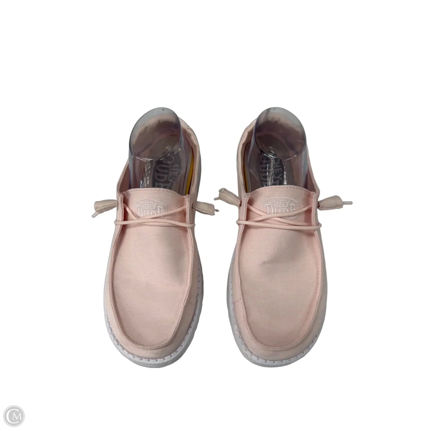 Shoes Flats By Hey Dude In Pink, Size: 9