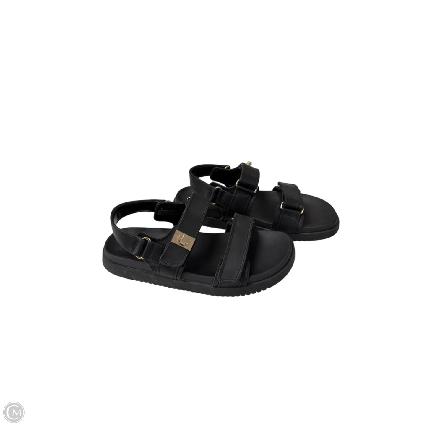 Sandals Flats By A New Day In Black, Size: 10