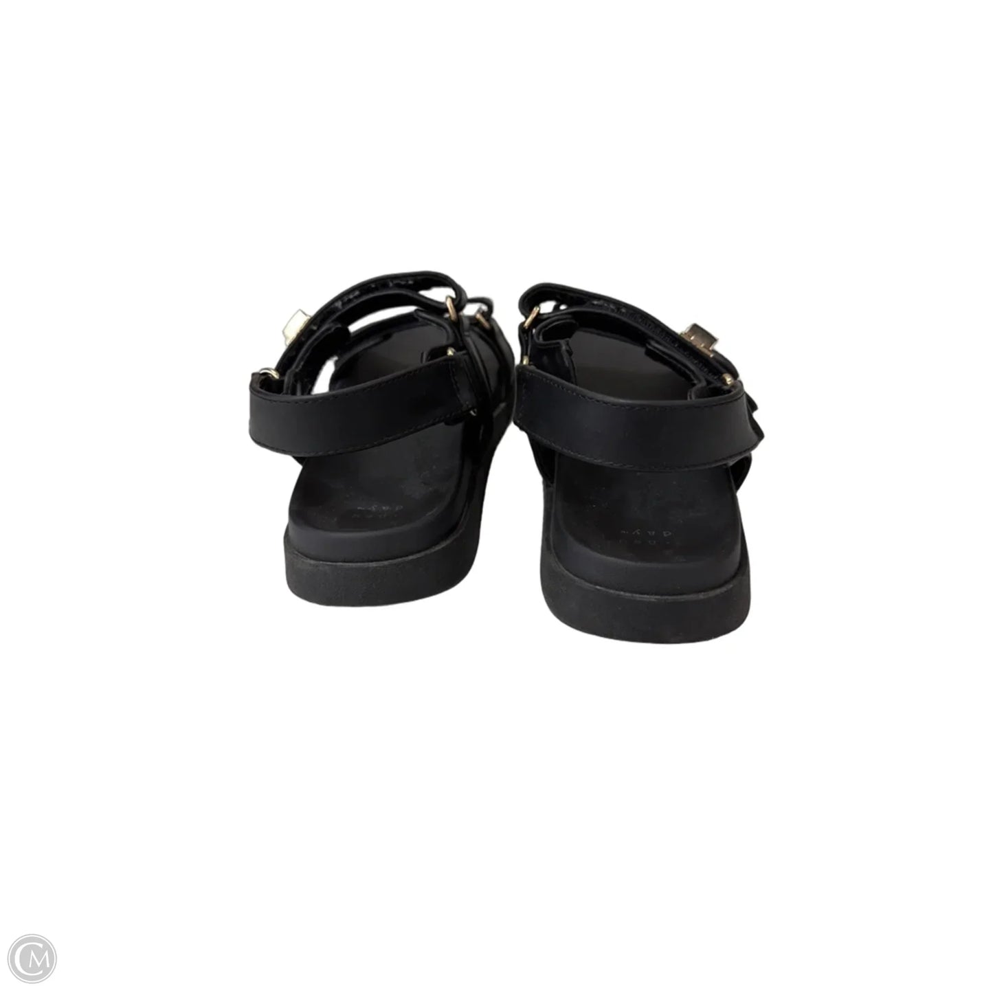 Sandals Flats By A New Day In Black, Size: 10