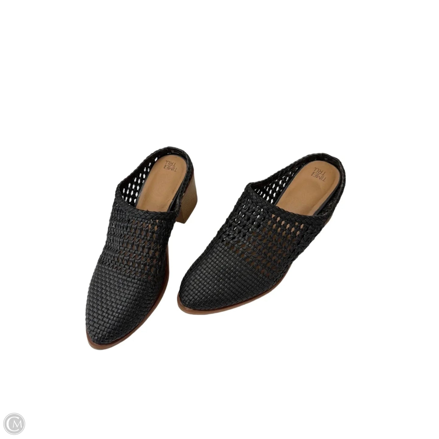 Shoes Heels Block By Time And Tru In Black, Size: 9.5
