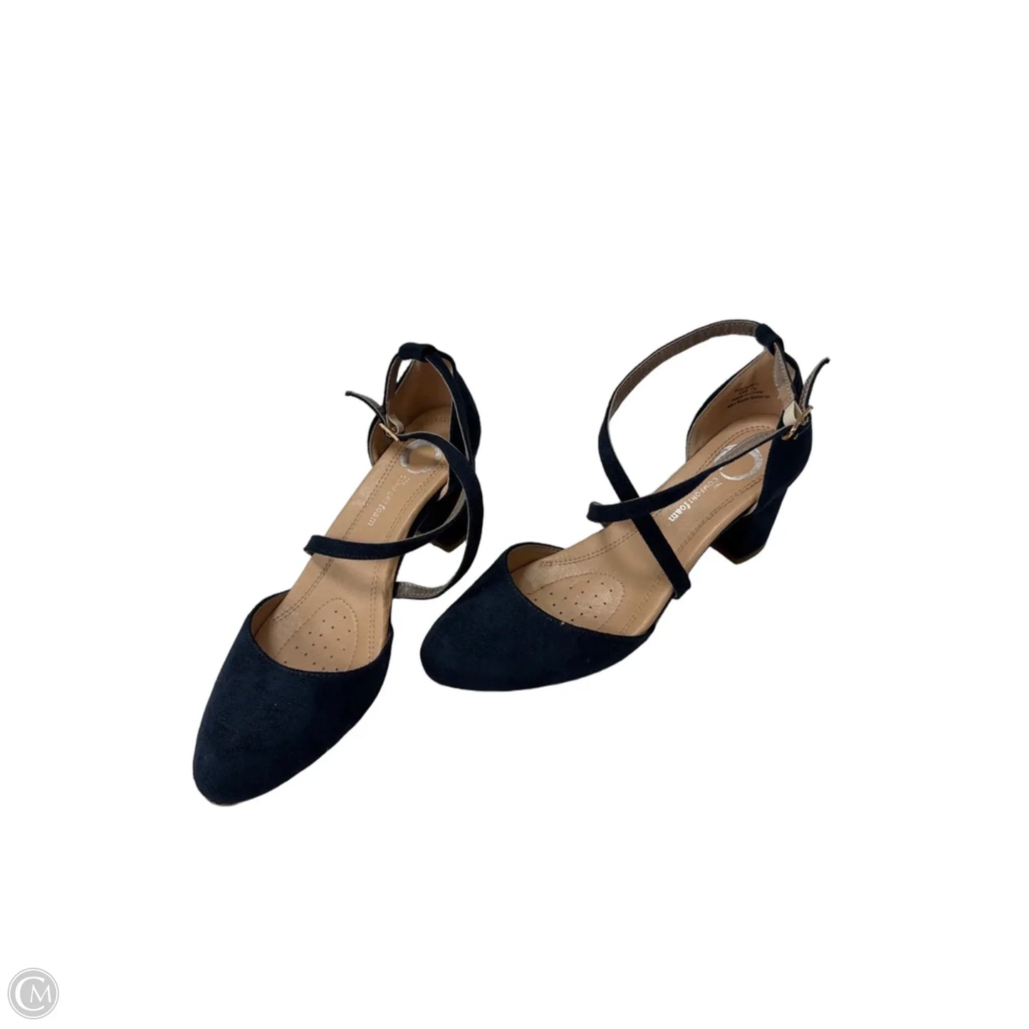 Shoes Heels Block By Clothes Mentor In Navy, Size: 7.5