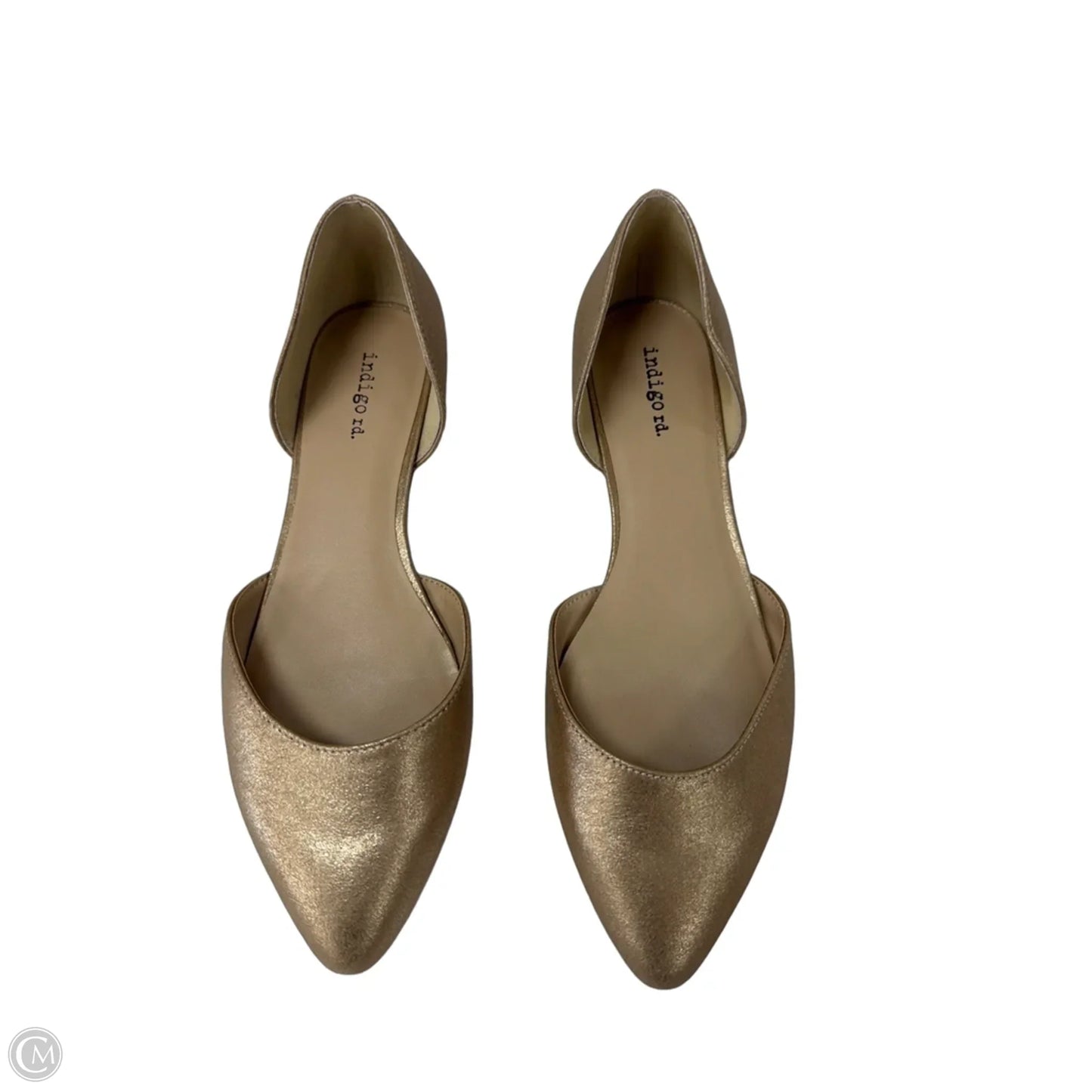 Shoes Flats By Indigo Rd In Gold, Size: 9