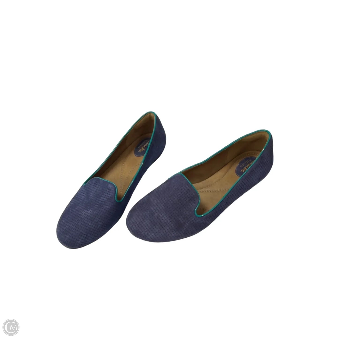 Sandals Flats By Clarks In Blue, Size: 10