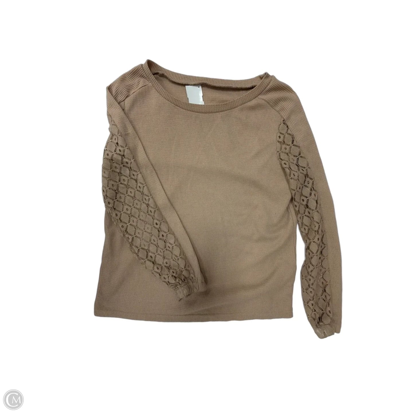Top Long Sleeve By Shein In Brown, Size: S