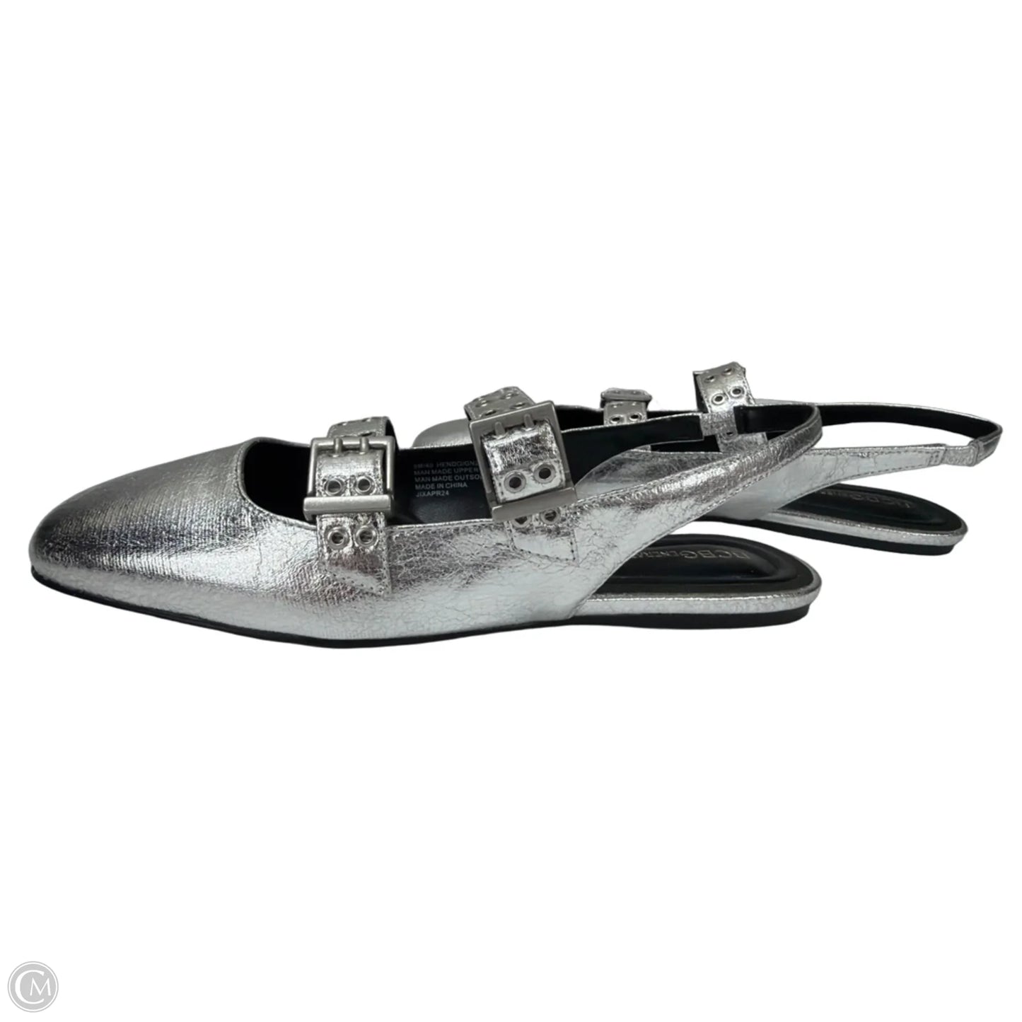 Shoes Flats By Bcbgeneration In Silver, Size: 9